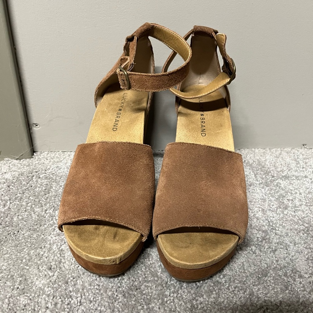 Lucky Brand Yemisa Boho Wedges